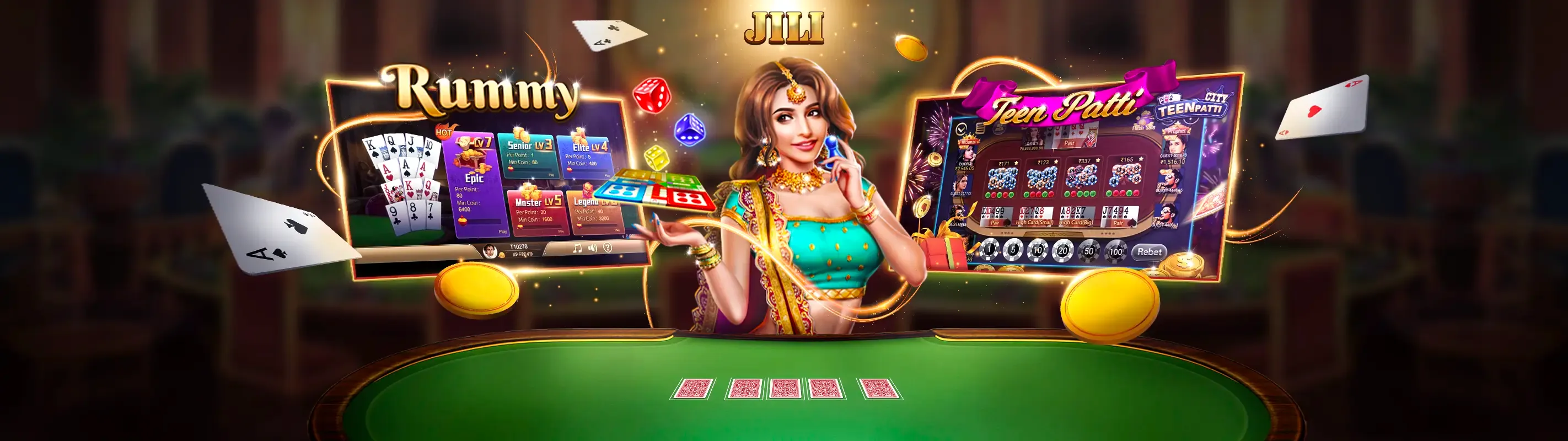Hình ảnh chào mừng 123win casino với các trò chơi và khuyến mãi